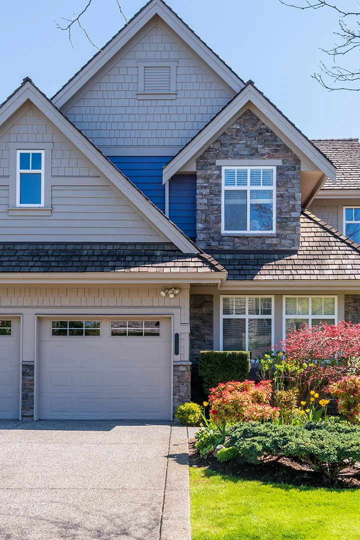 The front of a house that was inspected in Broadview Heights, OH during a home inspection