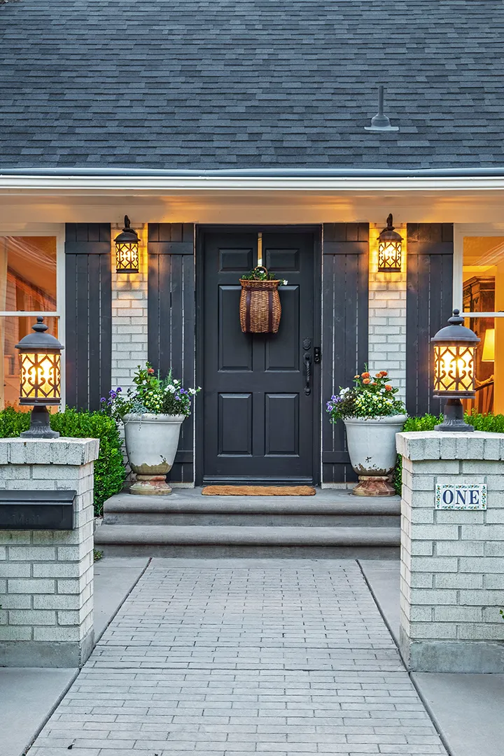 The front of a house that was inspected in Canton, OH during a home inspection