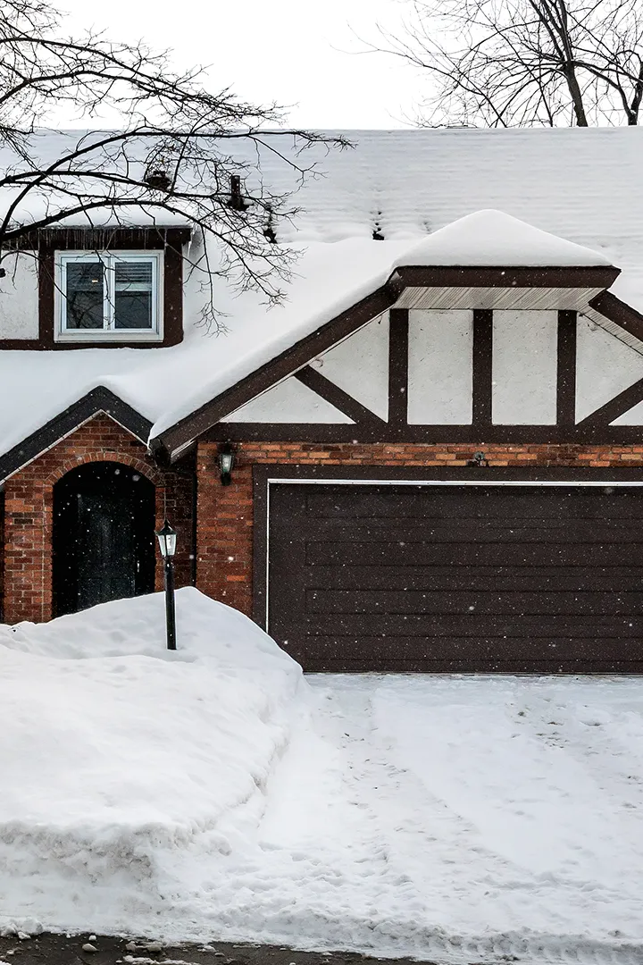 The front of a house that was inspected in Cleveland Heights, OH during a home inspection