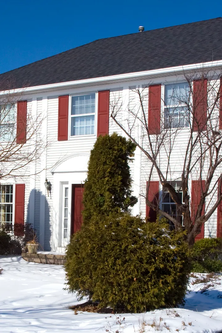 The front of a house that was inspected in Painesville, OH during a home inspection