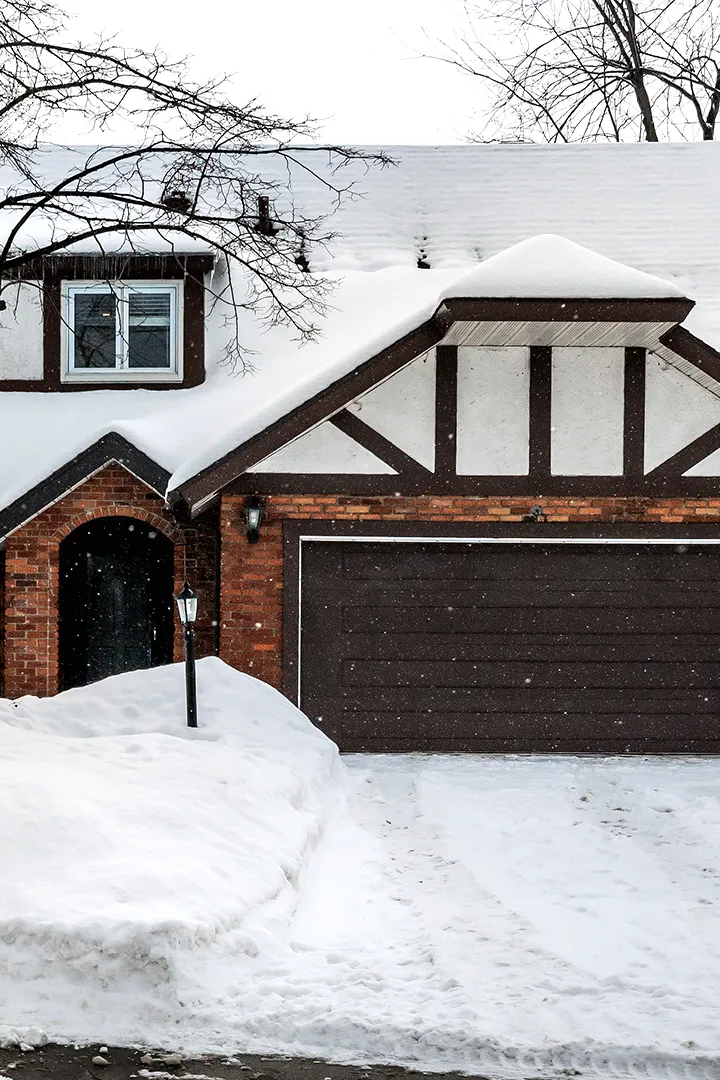 The front of a house that was inspected in Strongsville, OH during a home inspection