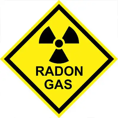 Radon accumulation in basements in Mayfield Heights